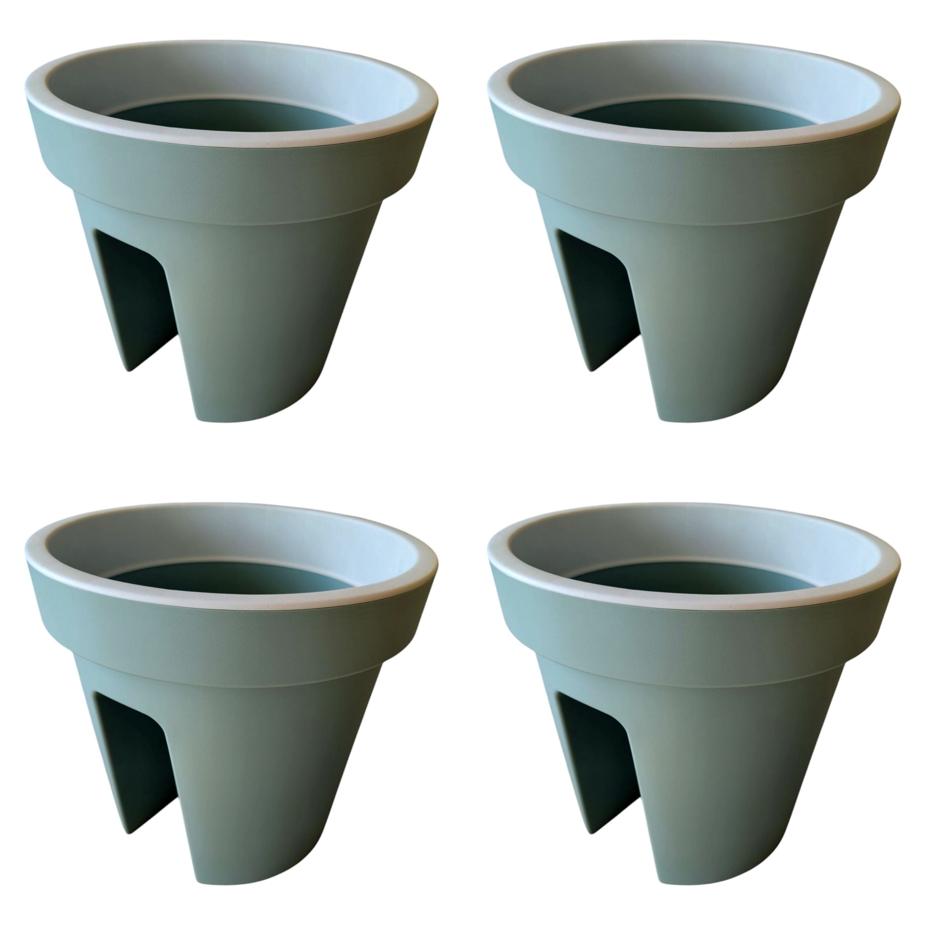 sesua Blumentopf Balkon-Blumentopf für Geländer rund günstig online kaufen