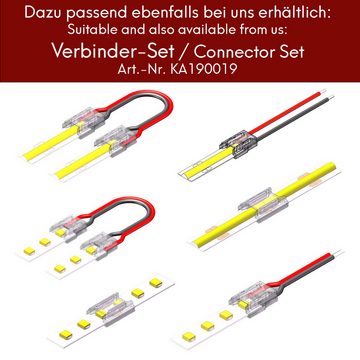 kalb LED-Streifen LED COB Strip, 12V, 320Stk/Meter, 5m Rolle, max. 10W/m