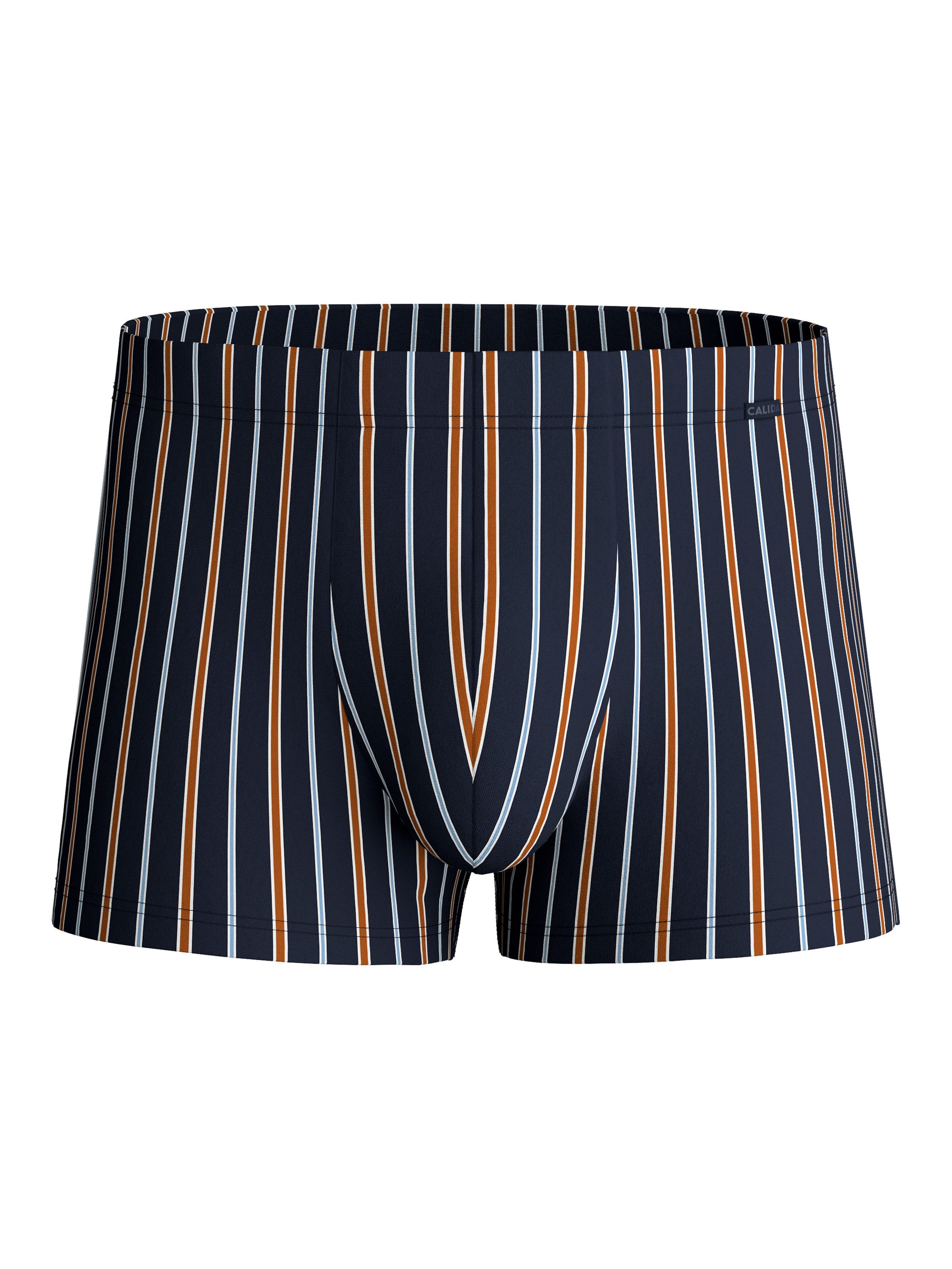 CALIDA Boxer Grafic Cotton Herren (1-St) aus 100% hochwertiger Baumwolle, mit stoffüberzogenem Gummibund