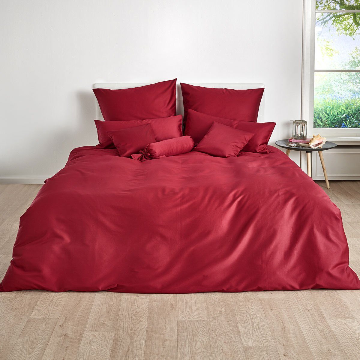 TRAUMSCHLAF Bettwäsche Uni, Mako Satin, 3 günstig online kaufen