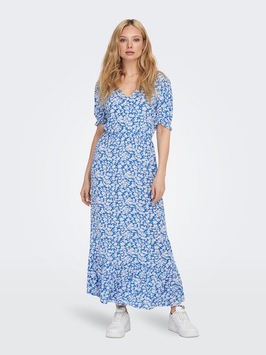 ONLY Maxikleid ONLCHIANTI S/S LONG DRESS WVN NOOS, Aus 100% kühlender und  fließender Viskose für ein tolles Tragegefühl