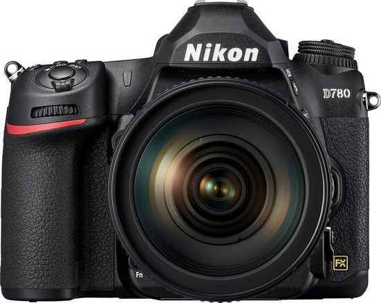 Nikon »D780 KIT AF-S 24-120MM 1:4G ED VR« Spiegelreflexkamera (NIKKOR 24–120 mm 1:4G ED VR, 24,5 MP, WLAN (Wi-Fi), Bluetooth)