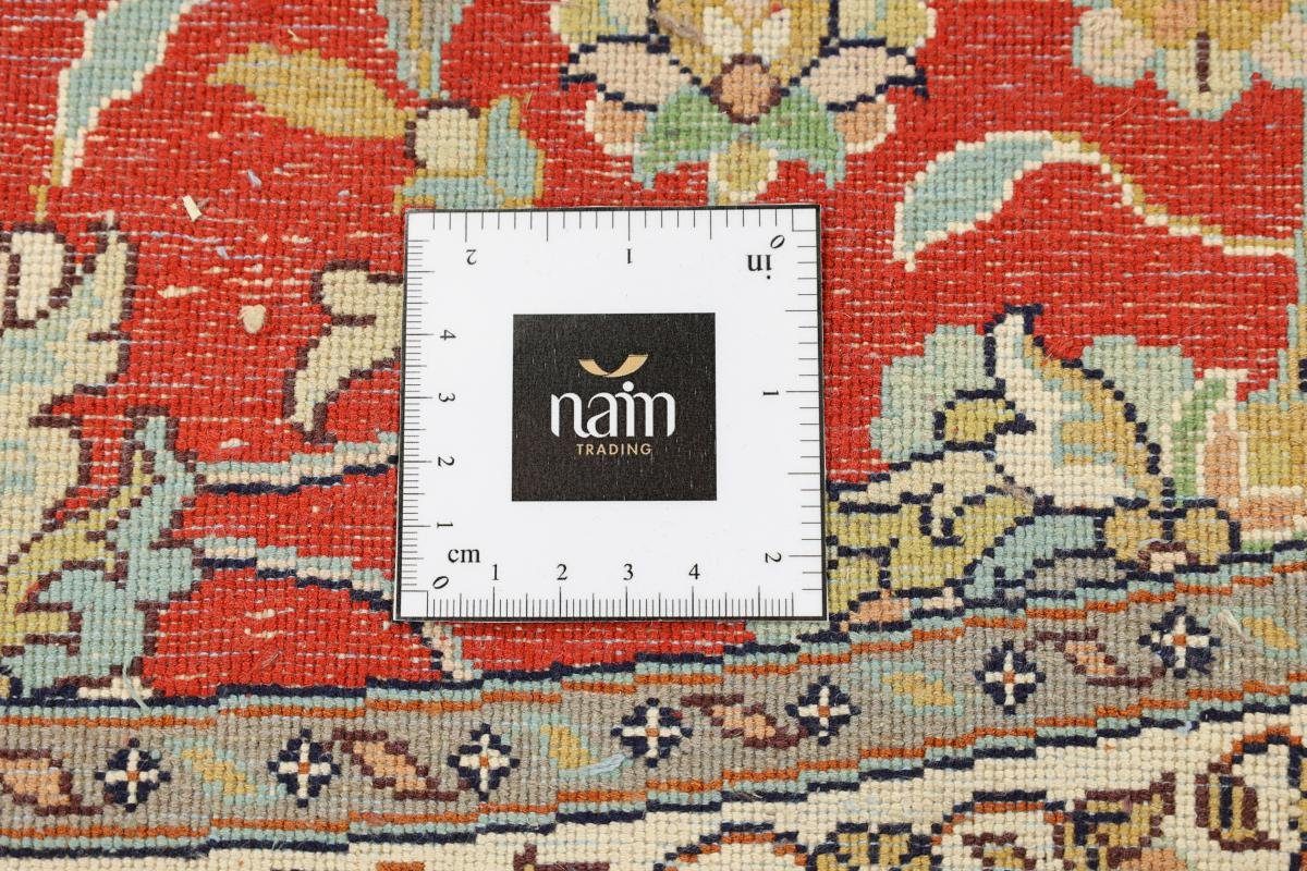 Seidenteppich Nain Trading, Orientteppich Seide 4 Kaschmir mm rund, Rund, 248x250 Höhe: Handgeknüpfter