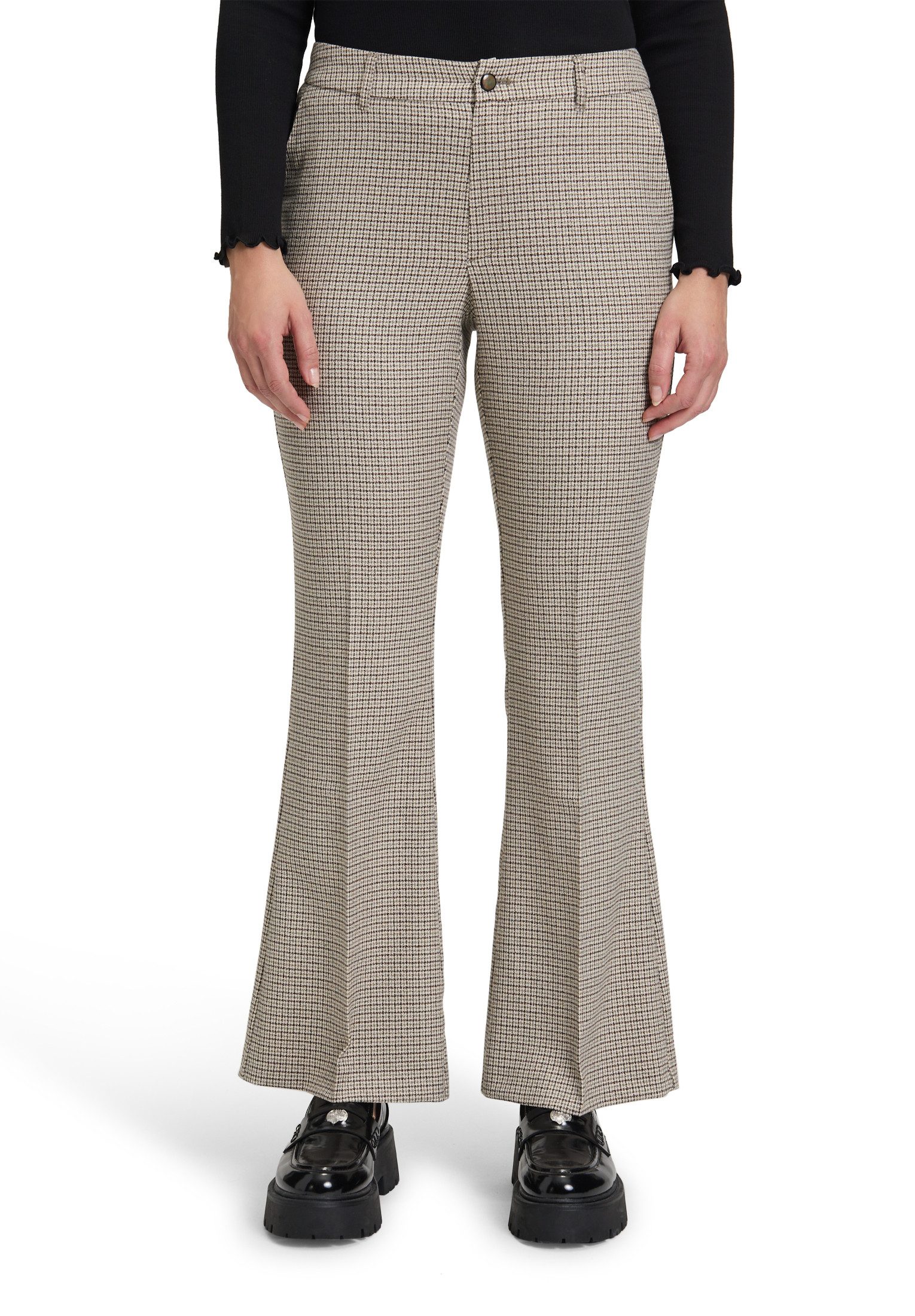 Cartoon Stoffhose Damen Stoffhose mit Bügelfalte günstig online kaufen