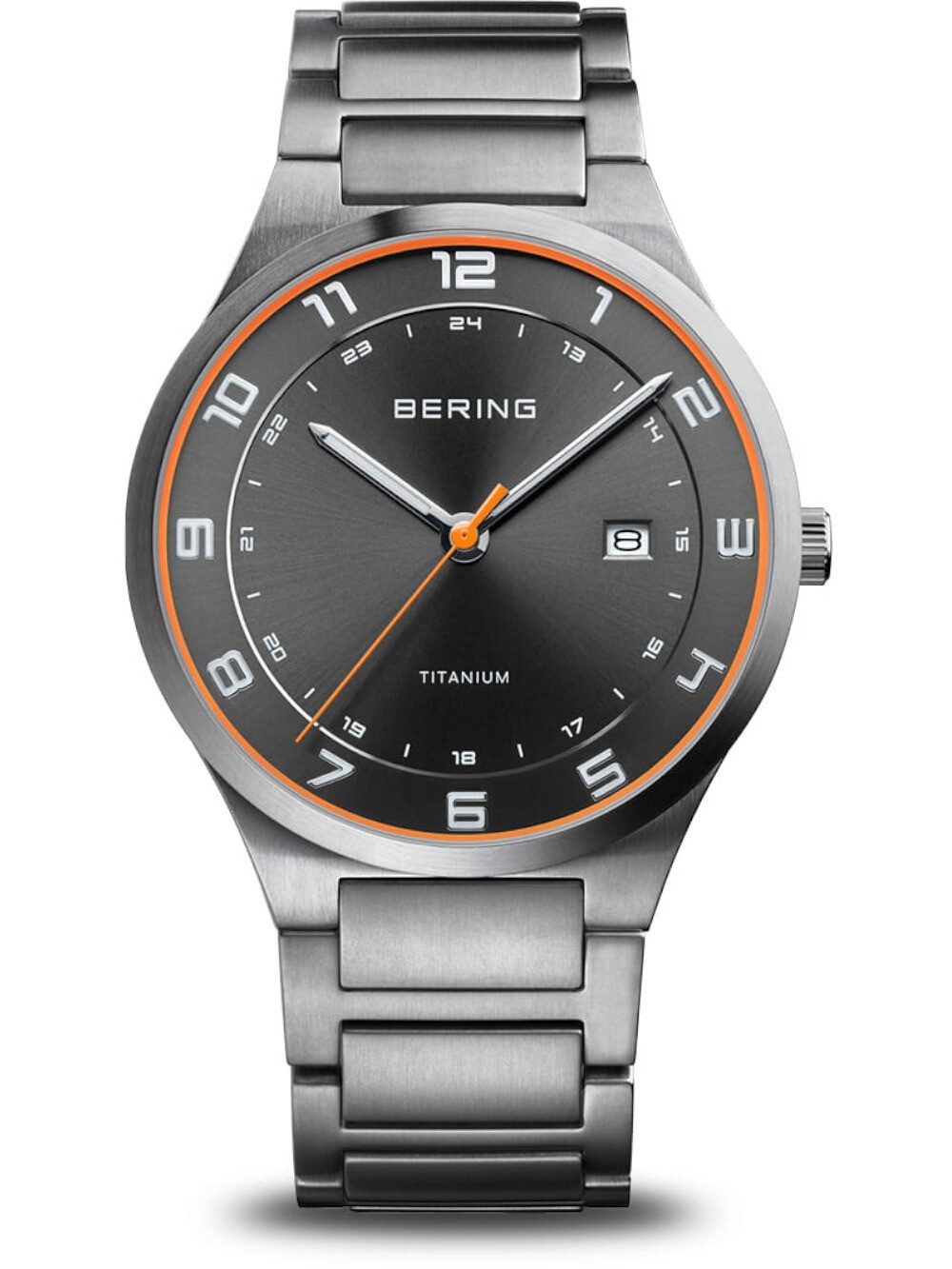 Bering Quarzuhr Bering 15139-709 Herrenuhr Titanium 39mm 10ATM Bering 15139-709 Herrenuhr Titanium 39mm 10ATM
