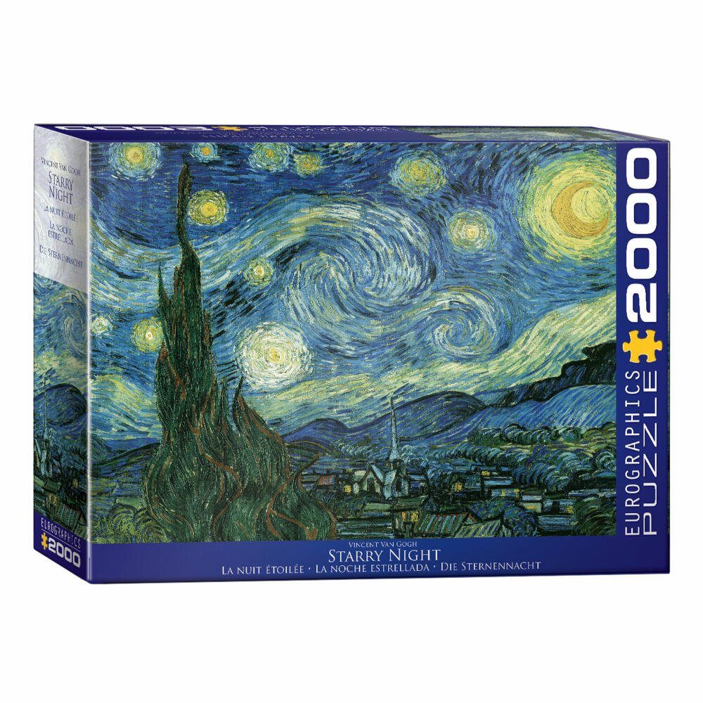 EUROGRAPHICS Puzzle Starry Night von Van Gogh, 2000 Puzzleteile