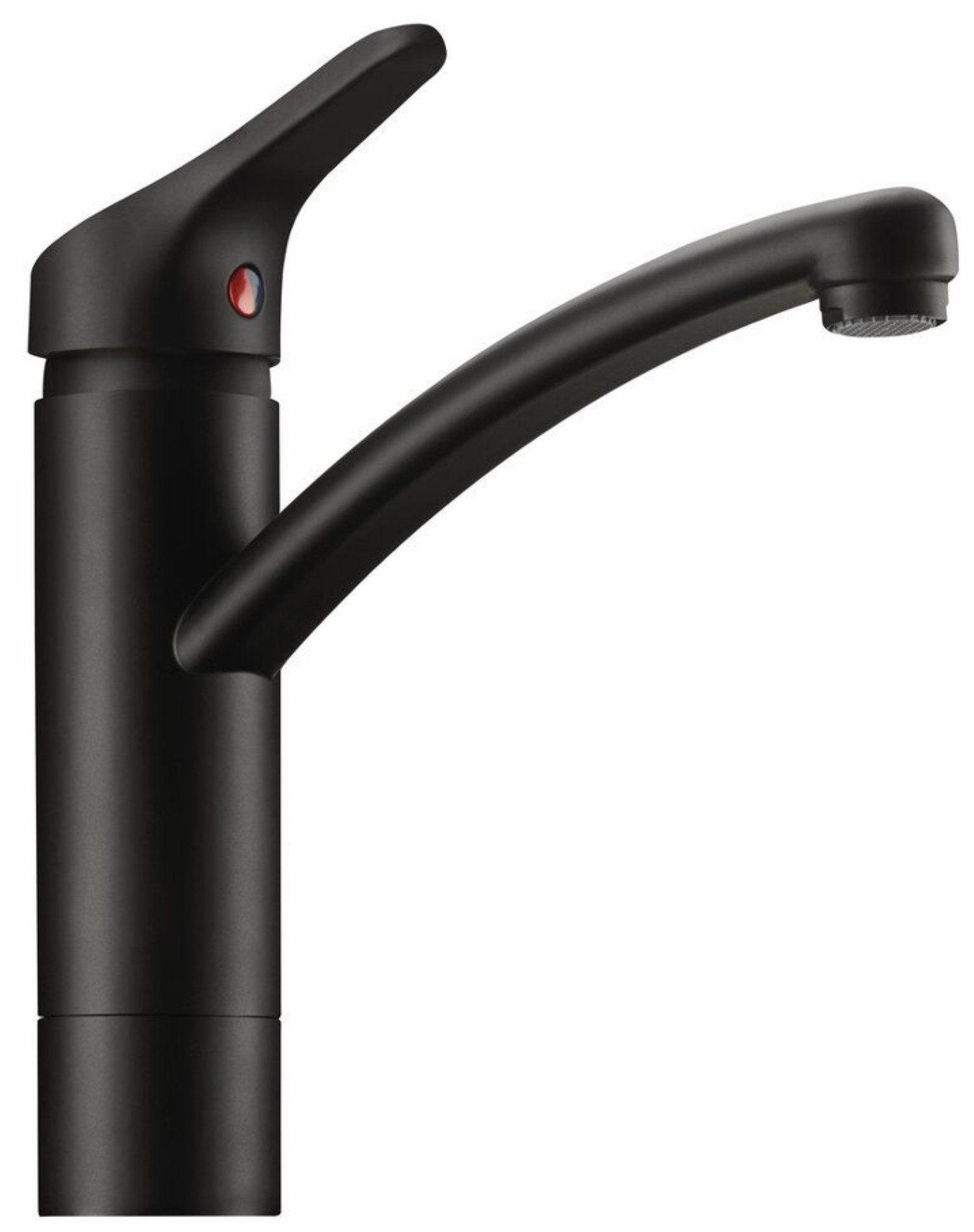 Naber Küchenarmatur Einhebelmischer Linea Fuoco 5 schwarz matt, Hochdruck 5011328 Fensterarmatur