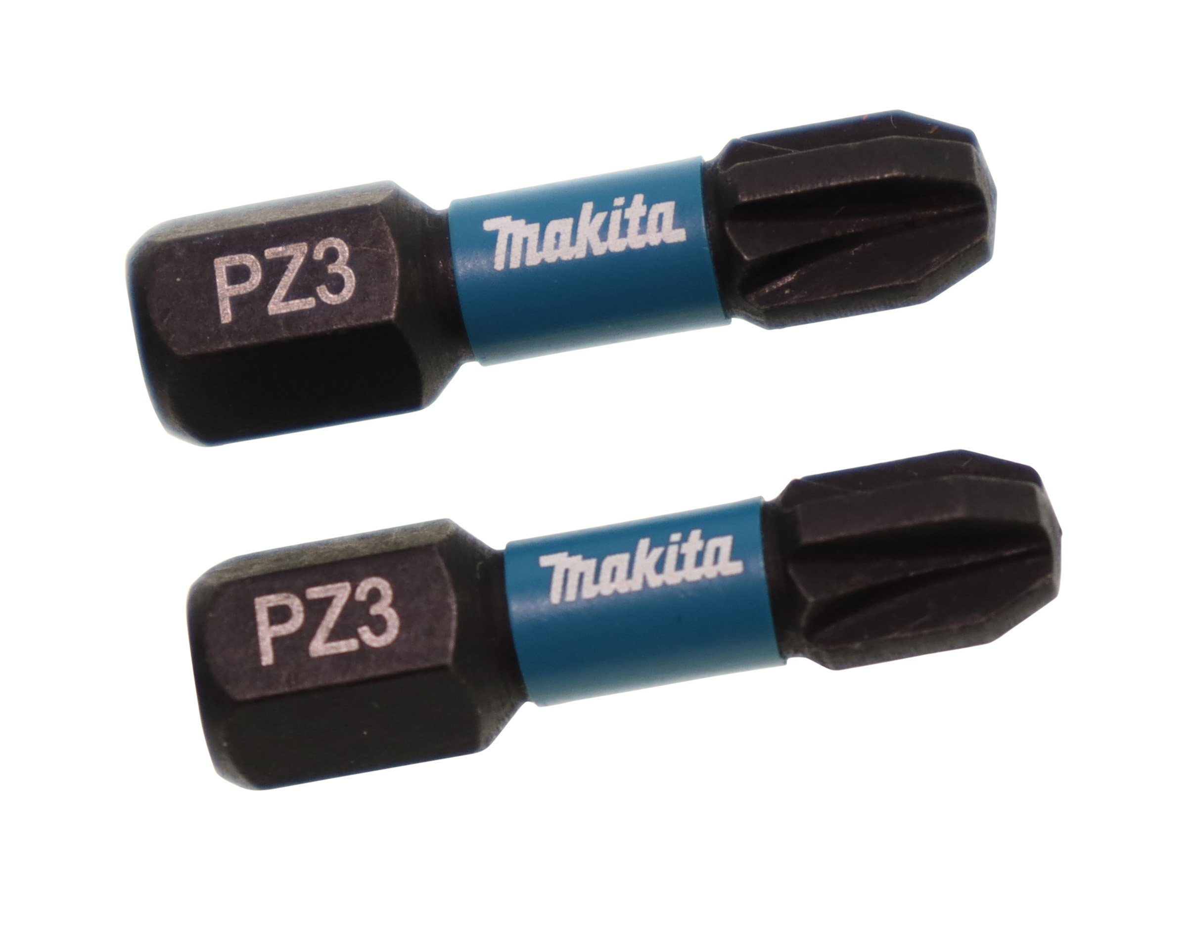 Makita Bohrer- und Bit-Set Makita B-63650 PZ3 Bit 3x25 Impact Black, 2 Stück, S2-Spezialstahl | Bohrer