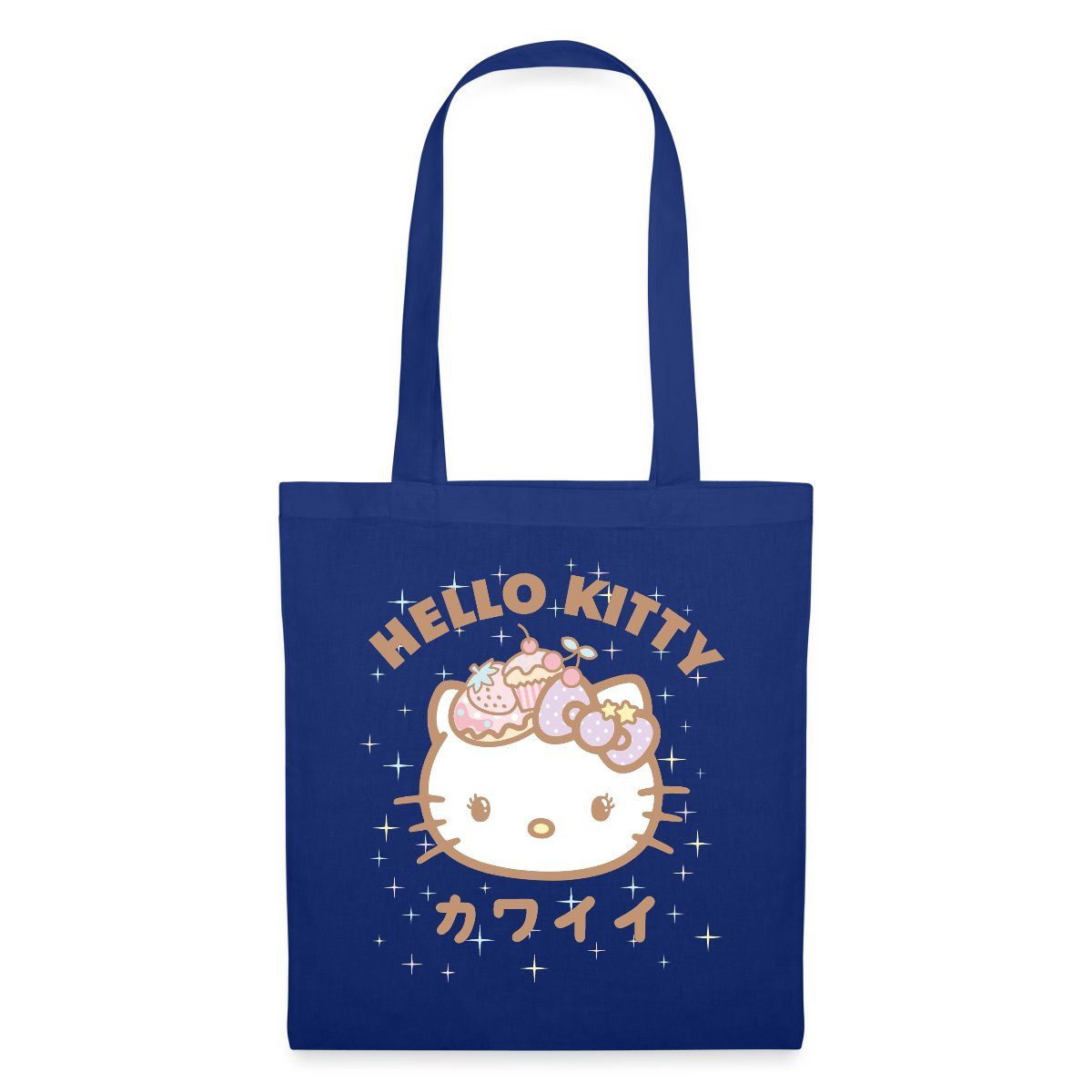 Henkeltasche Hello Kitty Kawaii Stil Stoffbeutel