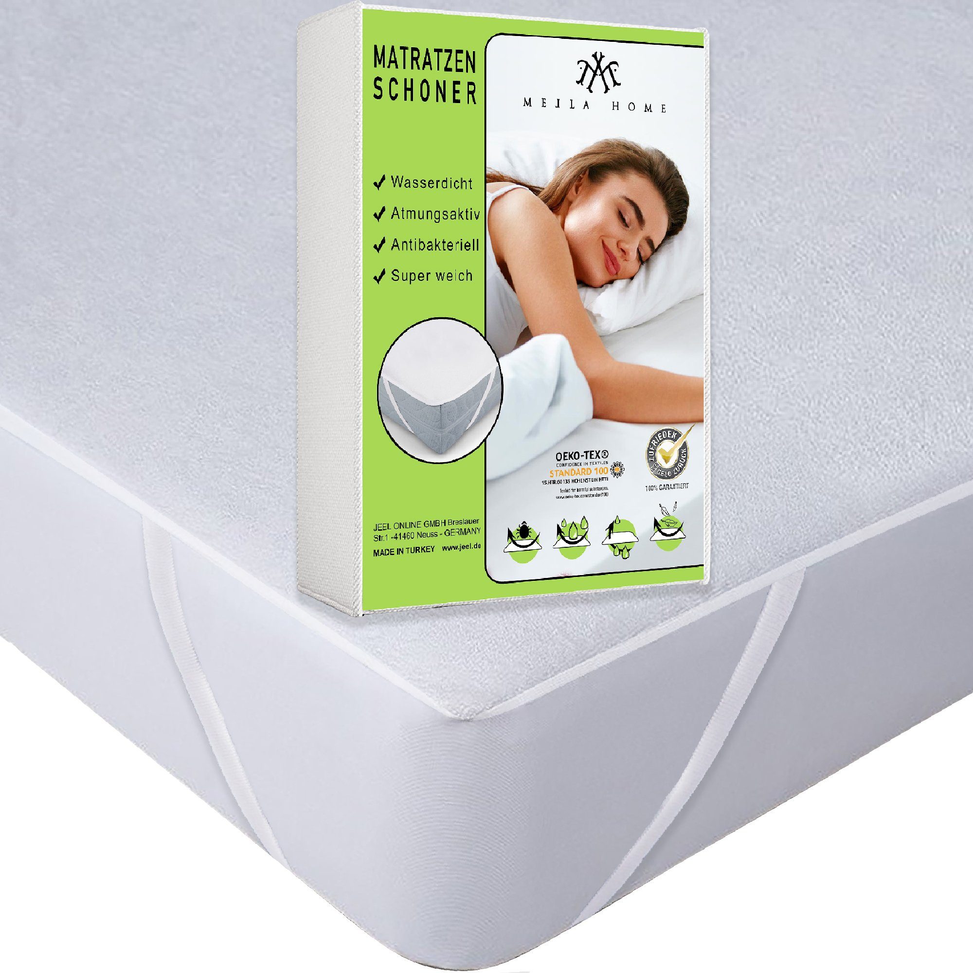 Matratzenschoner Matratzenschoner, wasserdichte Matratzenauflage Mella Home, 60x120