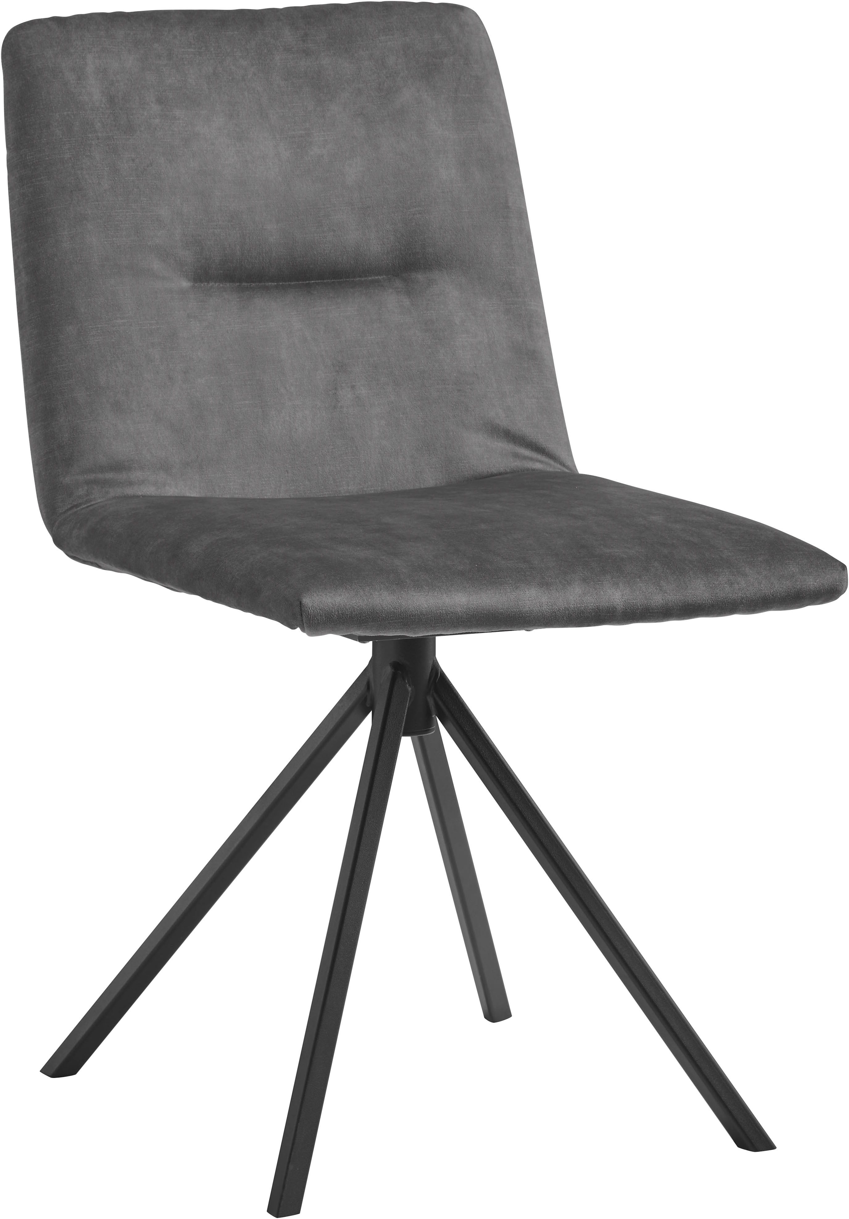 Musterring Polsterstuhl JustB! SP500 (1 St), ohne Armlehne, wahlweise mit Drehfunktion, Stativgestell in schwarz