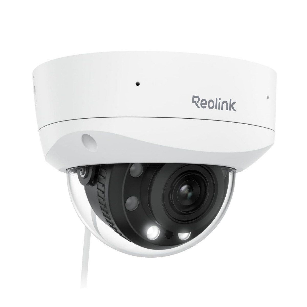 Reolink Überwachungskamera RLC-843A, 4K PoE IK10 Kamera (Innenbereich, Außenbereich, 5X optischer Zoom,2-Wege-Audio,Farbige Nachtsicht,IK10 Vandalismus)