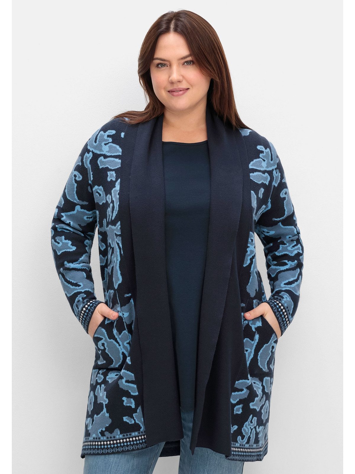 Longstrickjacke Große Größen