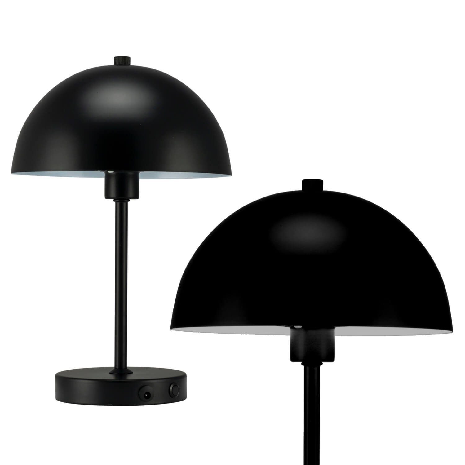 mokebo Tischleuchte »Der Leuchtturm«, kabellos in mattschwarz, auch als  aufladbare Lampe, dimmbare Schreibtischlampe oder Tischlampe in Schwarz  online kaufen | OTTO
