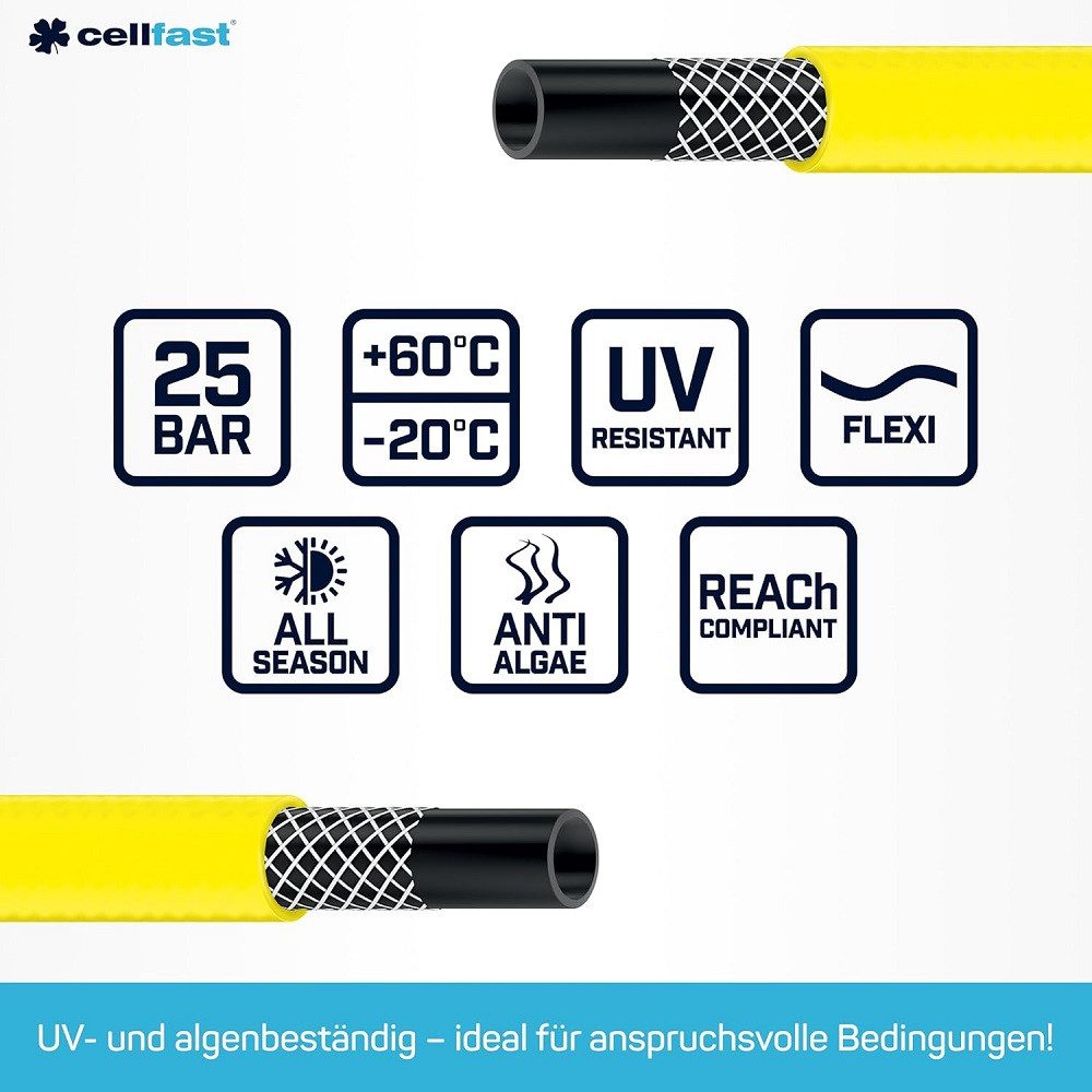 Cellfast Pflanzkübel Cellfast Gartenschlauch PLUS 3/4" 50 m