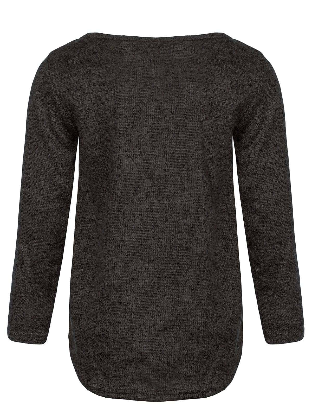KMISSO Sweatshirt Mädchen Pullover mit Motiv (1-tlg) mit Print