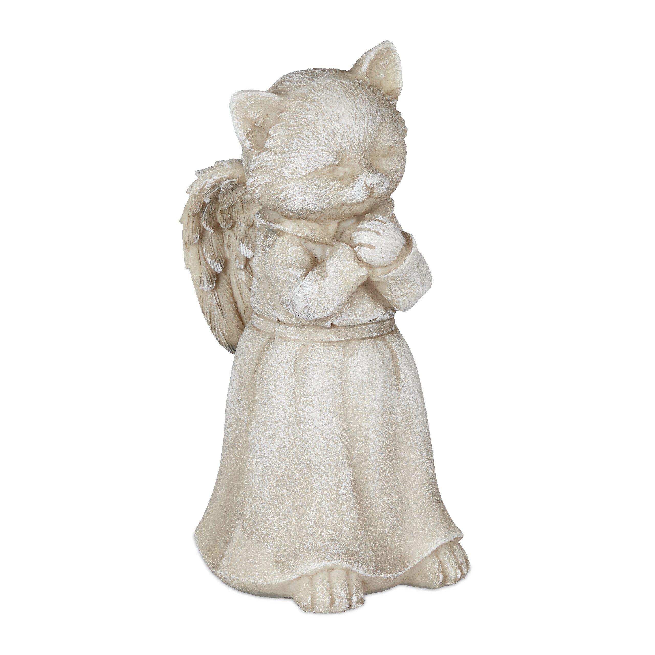relaxdays Gartenfigur Grabschmuck für Katze günstig online kaufen