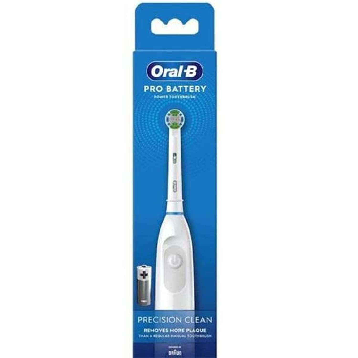 Oral-B Elektrische Zahnbürste Pro Battery Toothbrush, Precision Clean