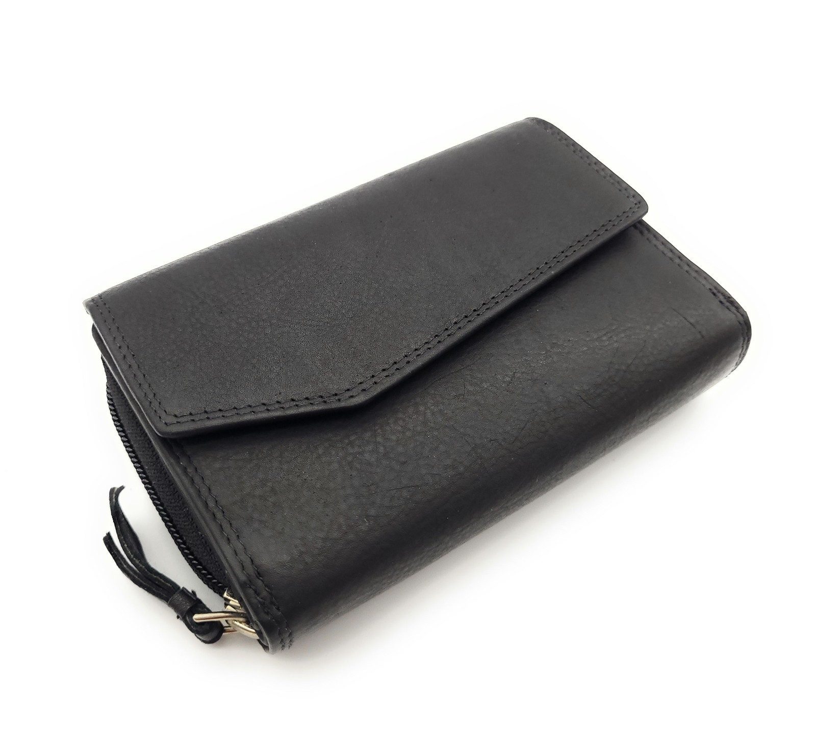 JOCKEY CLUB Geldbörse echt Leder Damen Portemonnaie mit RFID Schutz, 9 Kartenfächer, 3 Sichtfächer, großes Münzfach