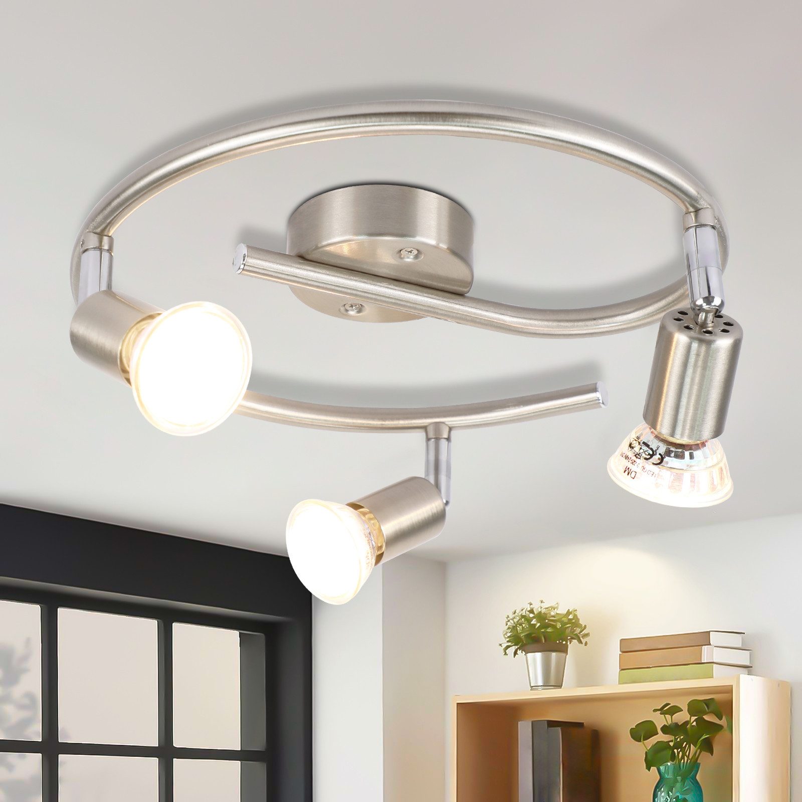 Nettlife LED Deckenstrahler LED Deckenstrahler Schwenkbar GU10 1/2/3/4 Flam günstig online kaufen