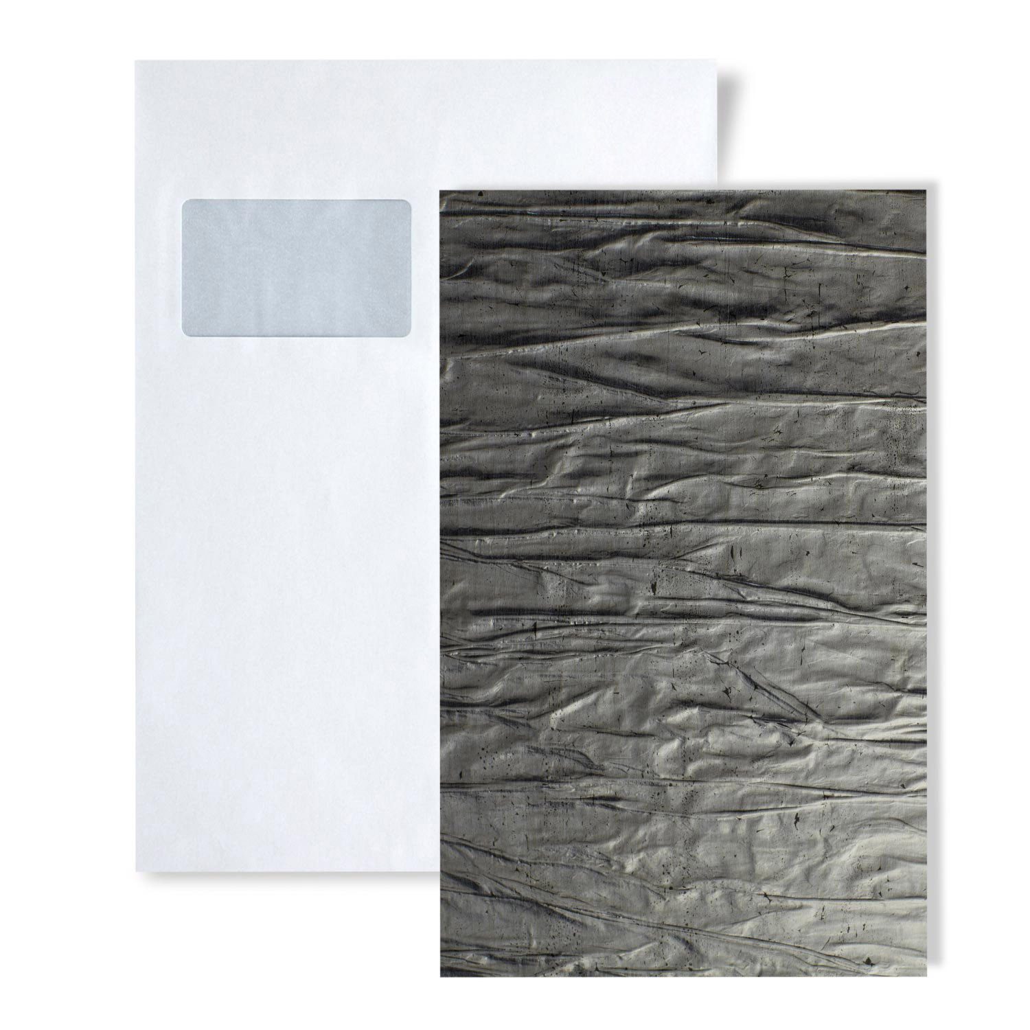 Wallface Wandpaneel 1 MUSTERSTÜCK S-19523 DIN A5 Wandpaneel Muster, BxL: 15x20 cm, 0 qm, (1 MUSTERSTÜCK, Produktmuster, 1-tlg., Muster des Dekorpaneels) platin