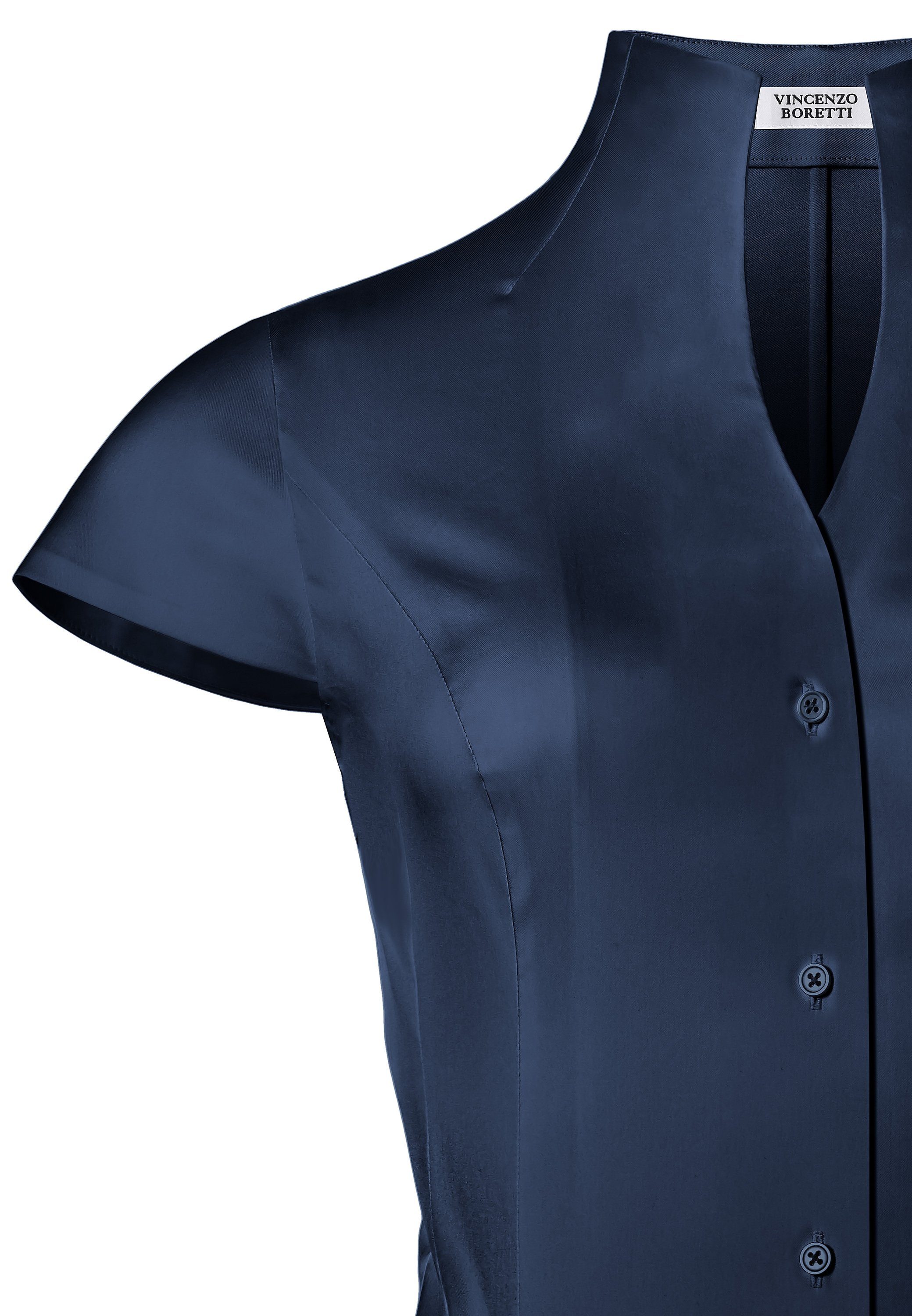 Vincenzo Boretti Klassische Bluse tailliert stretch günstig online kaufen