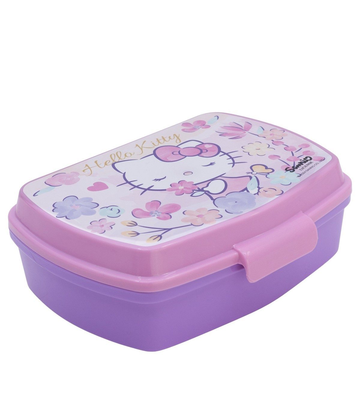 Hello Kitty Lunchbox Kinder Brotdose für Schule Freizeit und Ausflug, Polyethylen, (Packung)