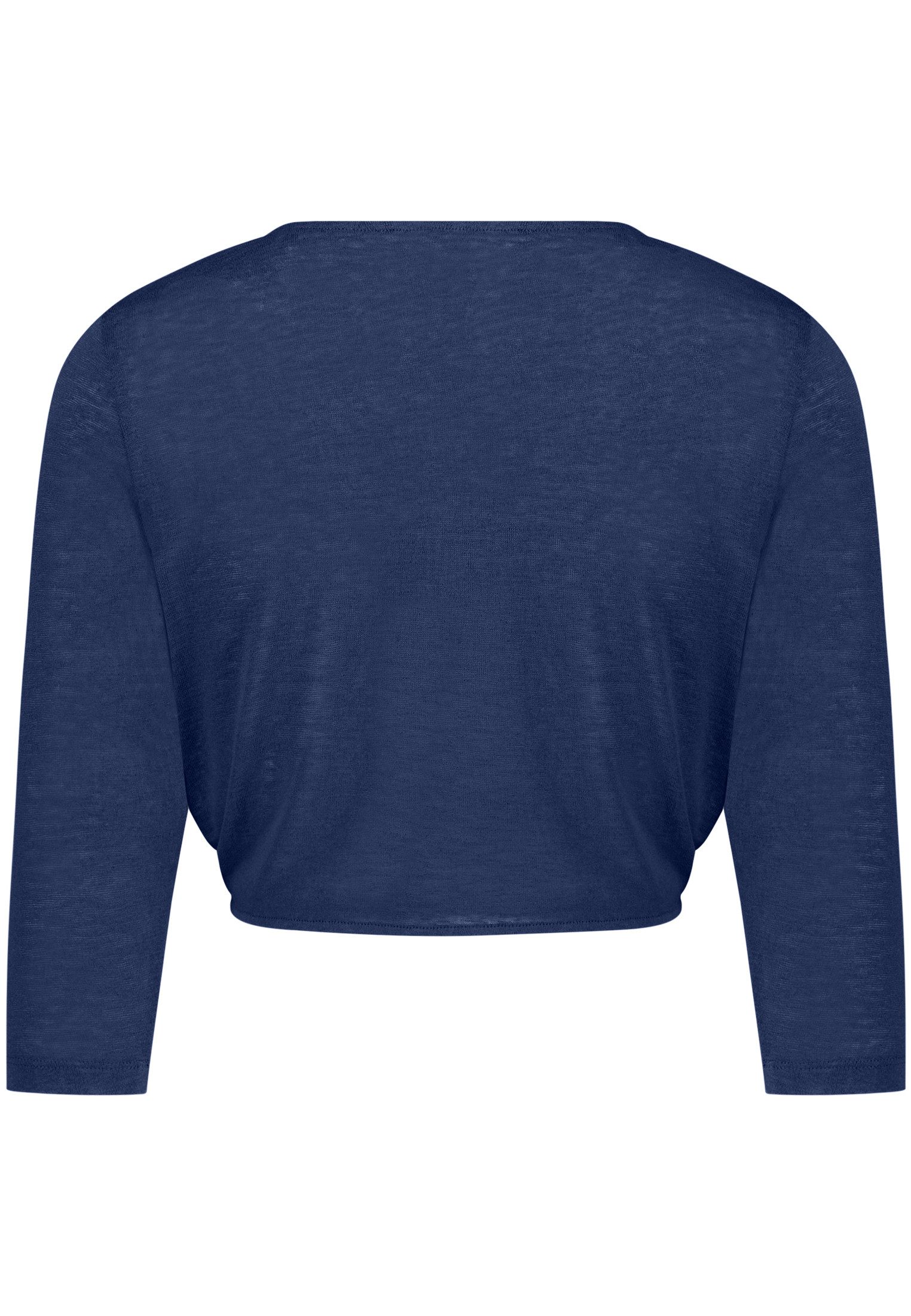 Zero Sweatjacke Damen mit 3/4 Arm Wickel-Design