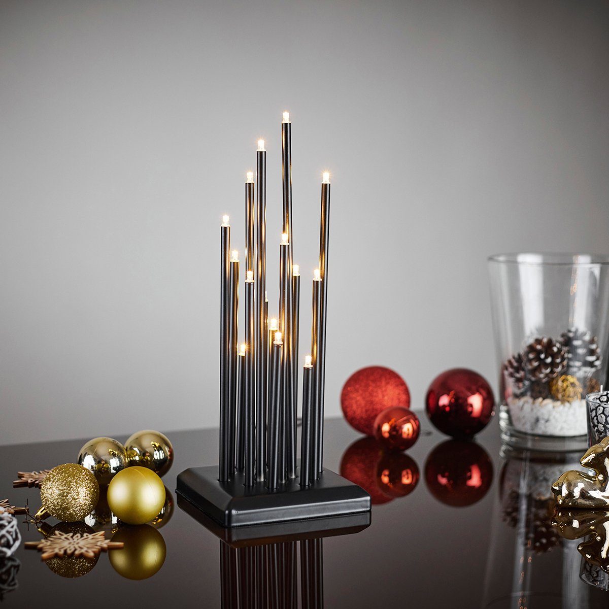 MeLiTec Fensterleuchter »SL482«, LED Lichterbogen Advent