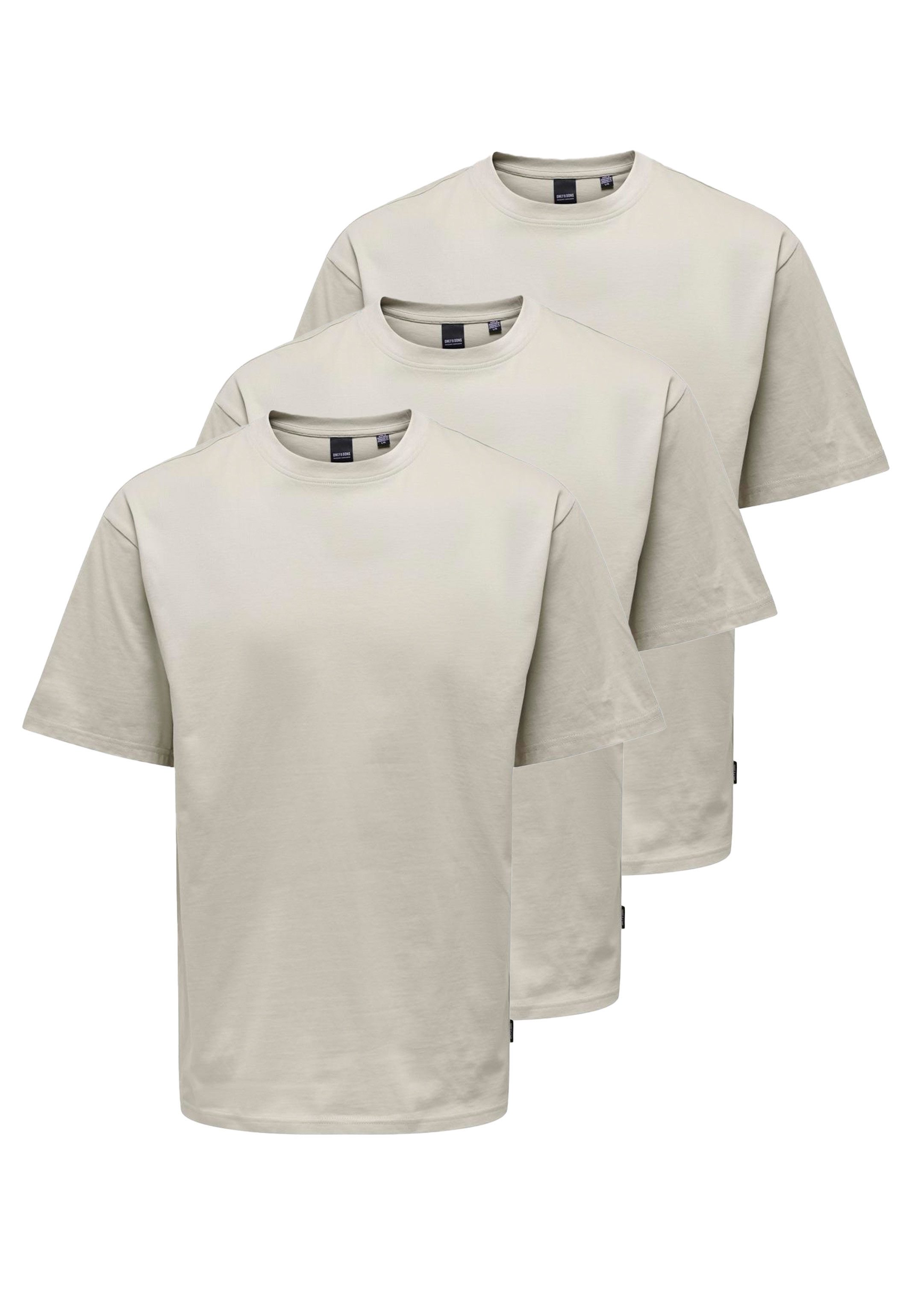 ONLY & SONS T-Shirt 3er Pack günstig online kaufen