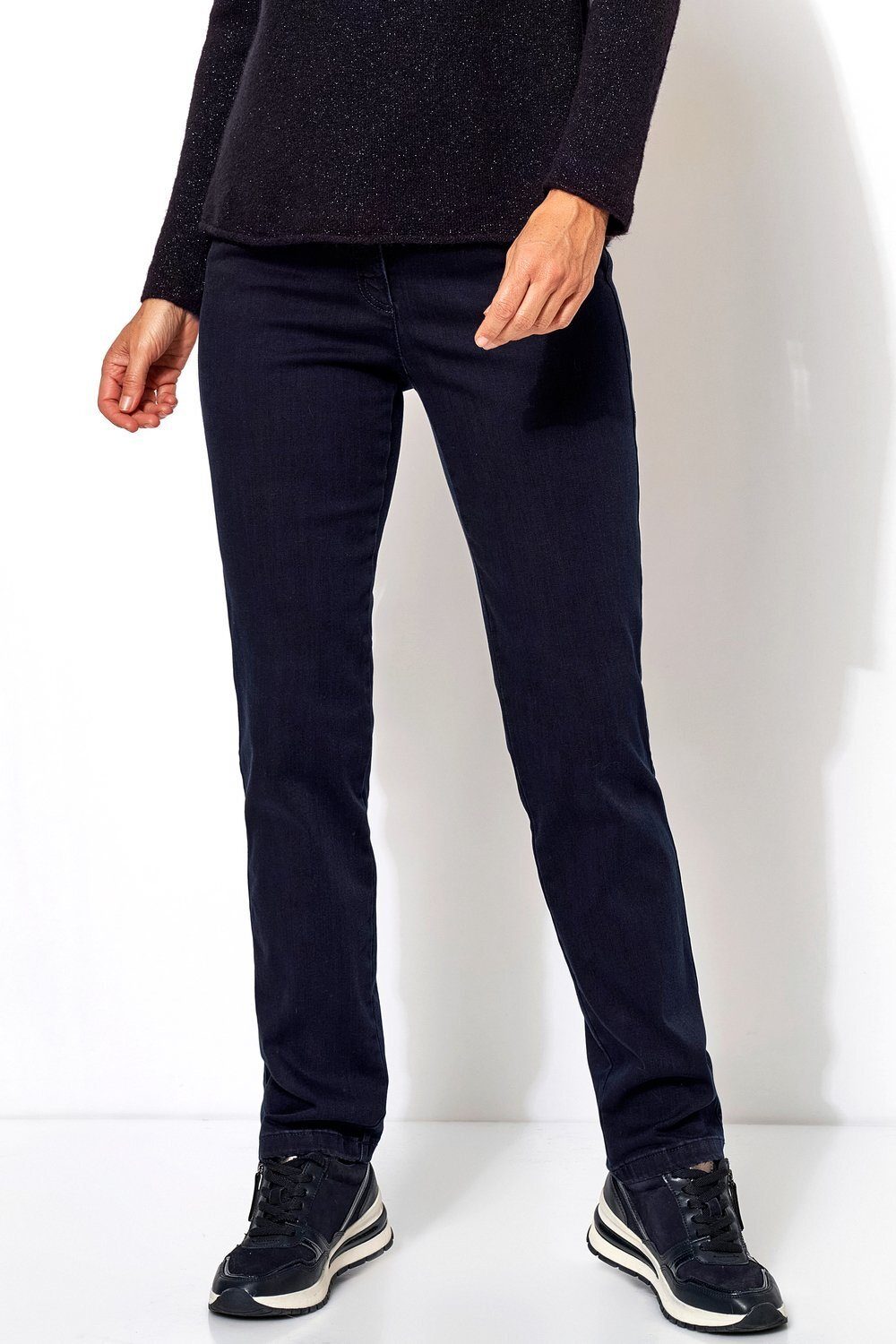 Relaxed by TONI 5-Pocket-Jeans My Love in legerer Passform dunkelblau - 058