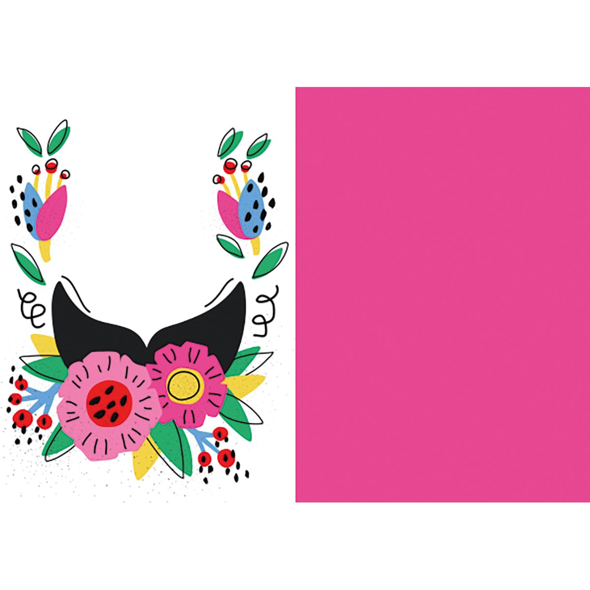 Thumbnail - Grußkarte Design Paper Frida Kahlo A5. Mit Handlettering-Grundkurs. 75 Motivp