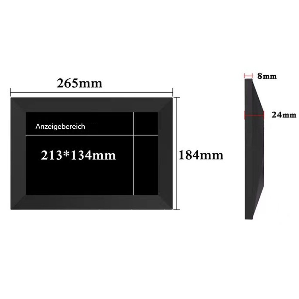 PRIISF Digitaler Fotorahmen WiFi-Fotoübertragung Elektronischer FotoRahmen günstig online kaufen