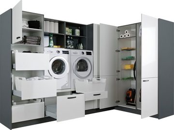 Express Küchen Schrank-Set Arta, (12-St), vormontiert, mit Soft-Close-Funktion, Stellbreite 310x190cm