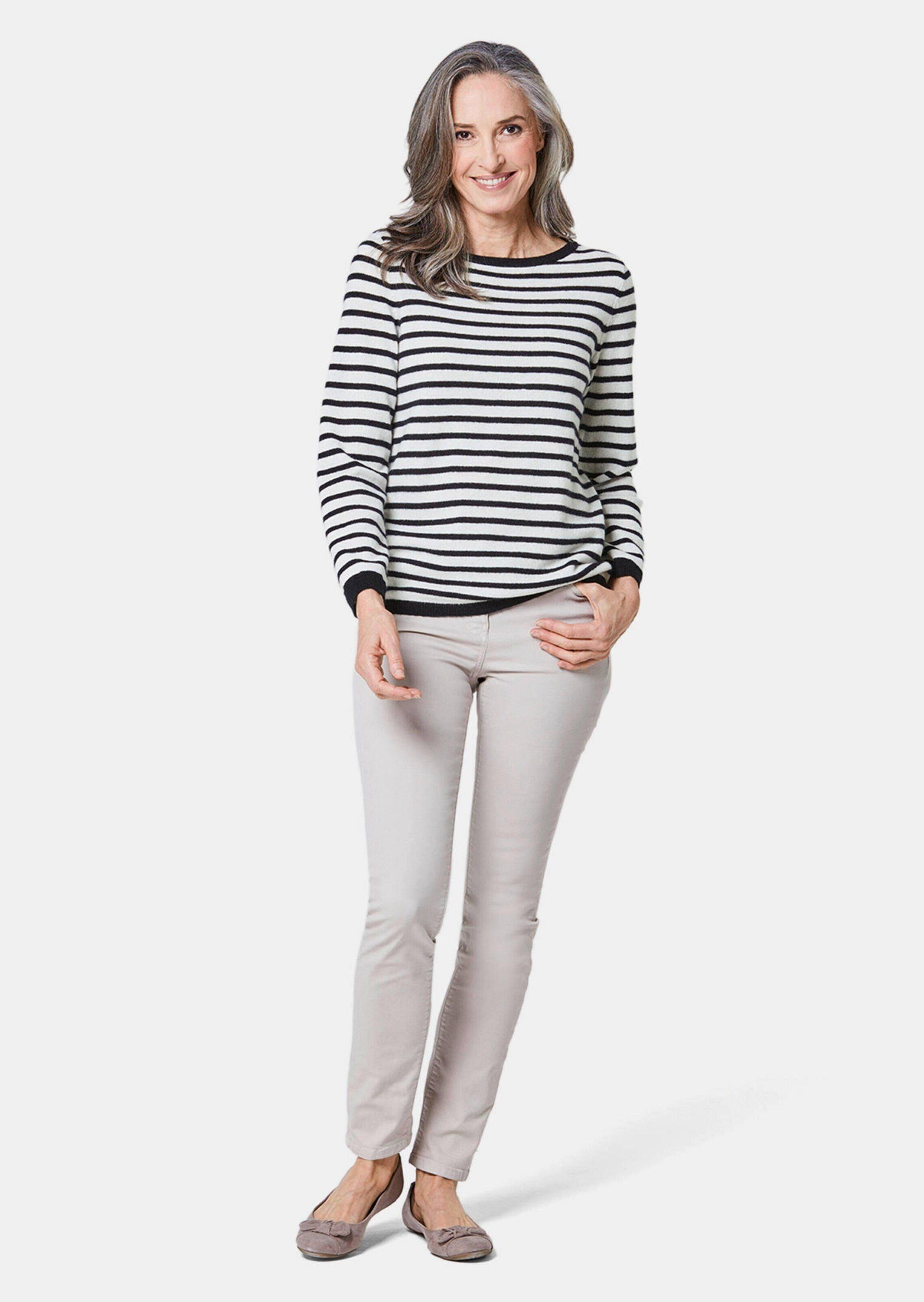 GOLDNER Strickpullover Kaschmirpullover mit U-Boot Ausschnitt günstig online kaufen