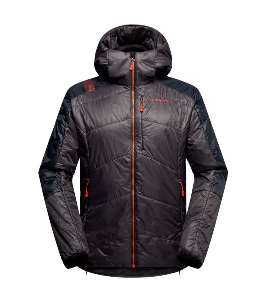 La Sportiva Winterjacke Alpine Guide Primaloft Hoody (Primaloft®Gold, warm) carbongrau Herren