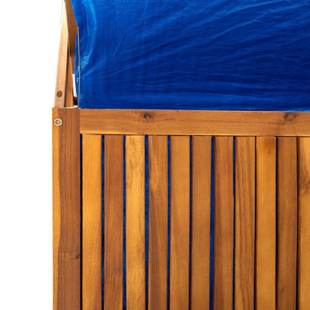 furnicato Gartenbox Akazie mit Massivholz Rankgitter Aufbewahrungstruhe 99x55x160cm