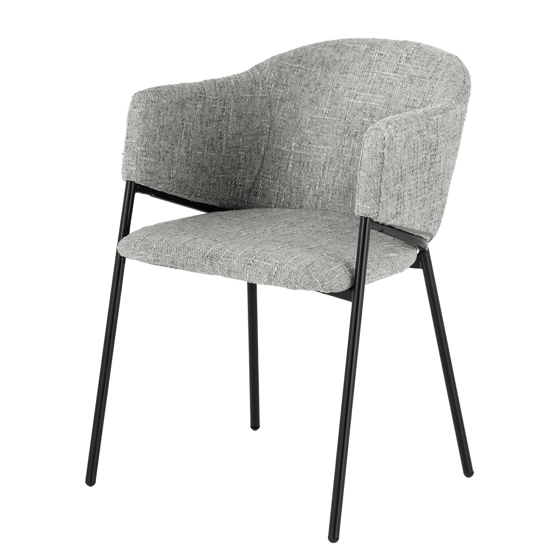riess-ambiente Esszimmerstuhl NOBLESSE grau / schwarz günstig online kaufen