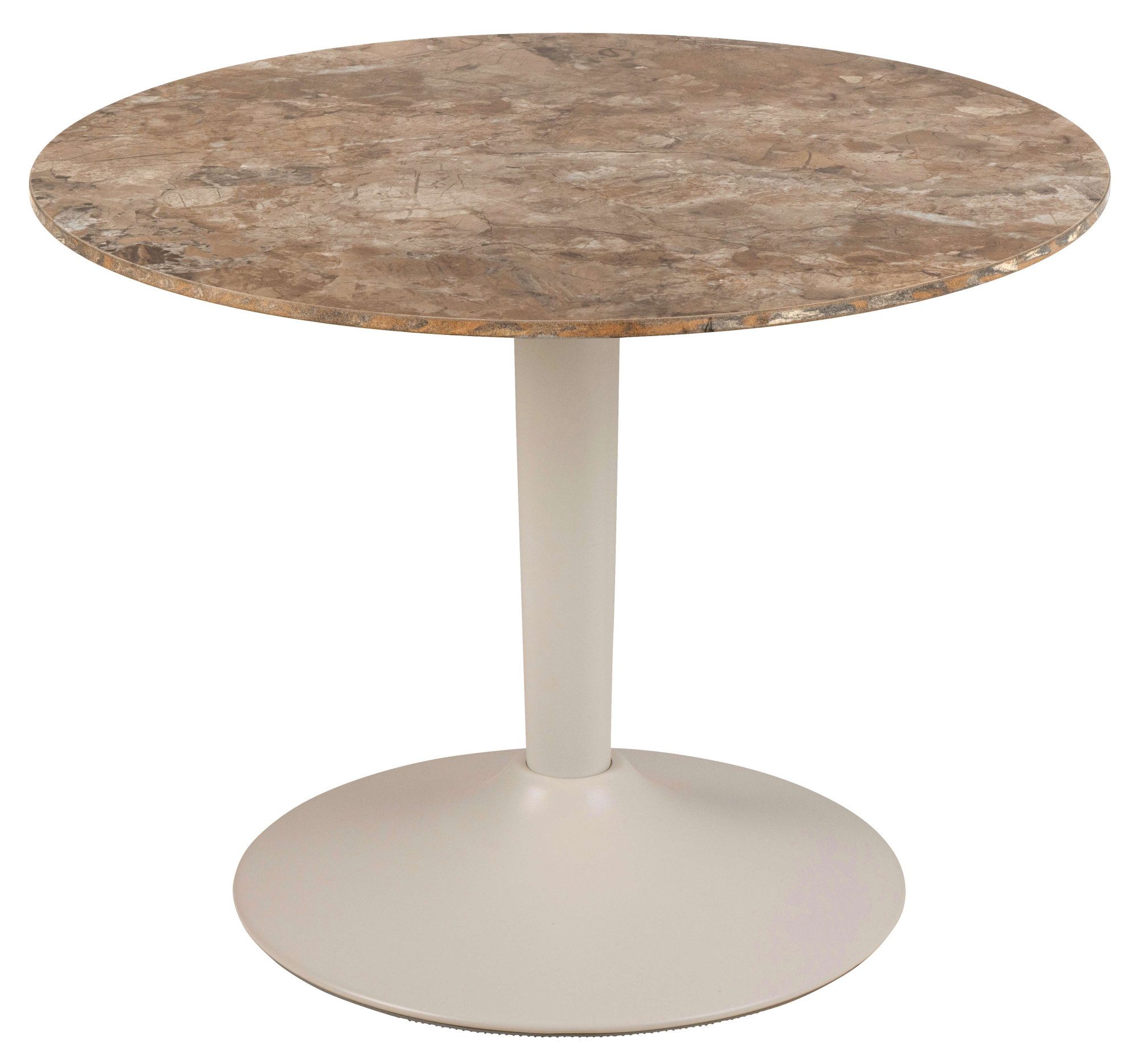 ACTONA GROUP Couchtisch Kaffeetisch, Beistelltisch (B/T/H: 60x60x45cm), Tisch braun, polierte Keramiktischplatte