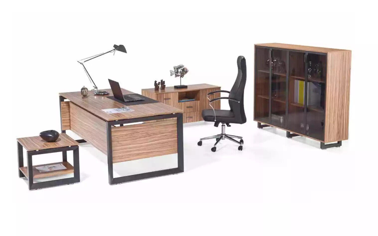 JVmoebel Schreibtisch Büromöbel Schreibtisch Kommode Aktenschrank Couchtisch Einrichtung (4-St., Schreibtisch/Aktenschrank/Kommode/Couchtisch)