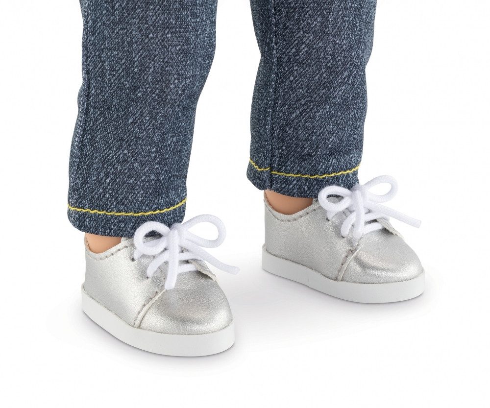 Smoby Puppen Trage Corolle MC silberne Schuhe