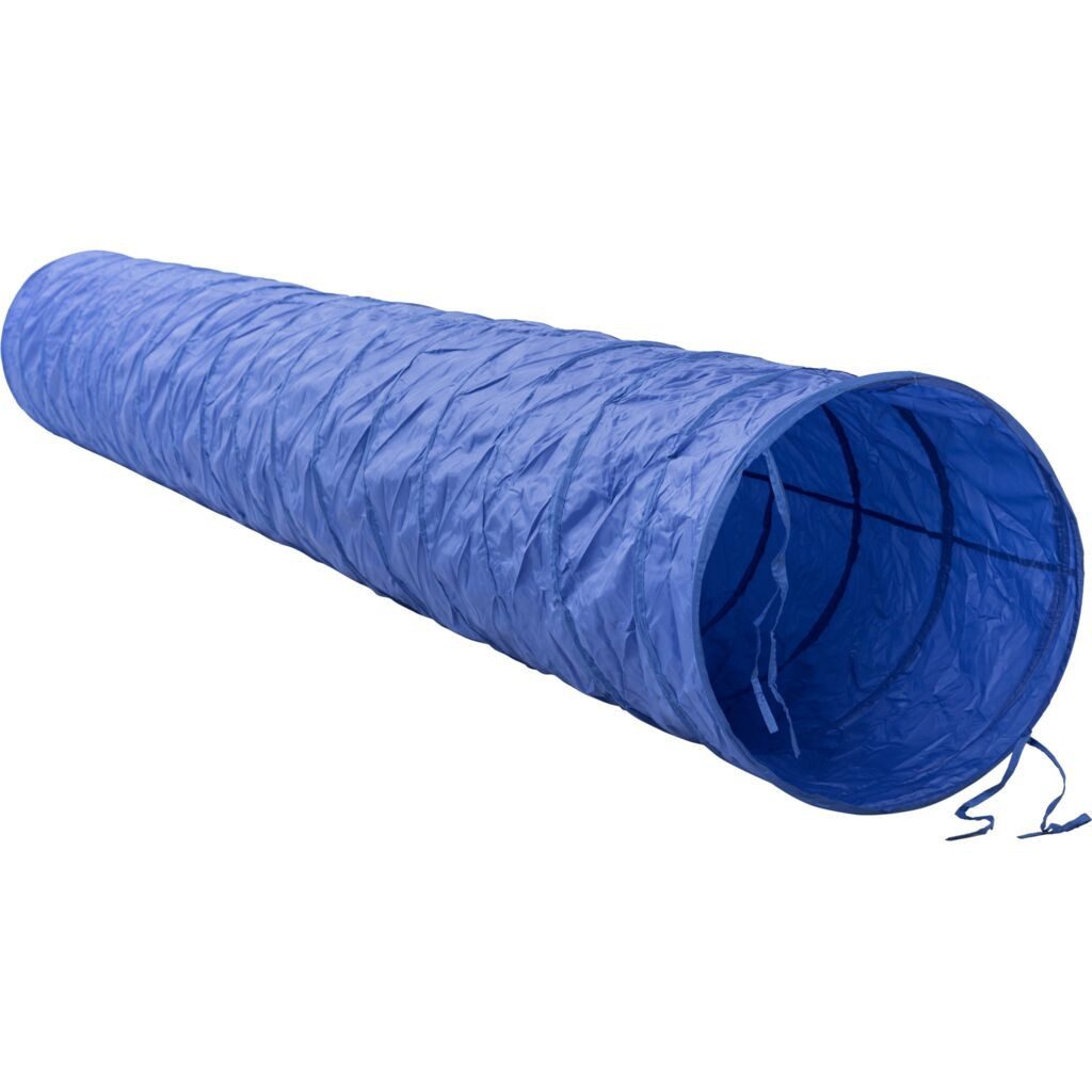 TRIXIE Agility-Tunnel Fun Agility Basic Tunnel - blau - ø 60 cm/5 m, Kunststoff