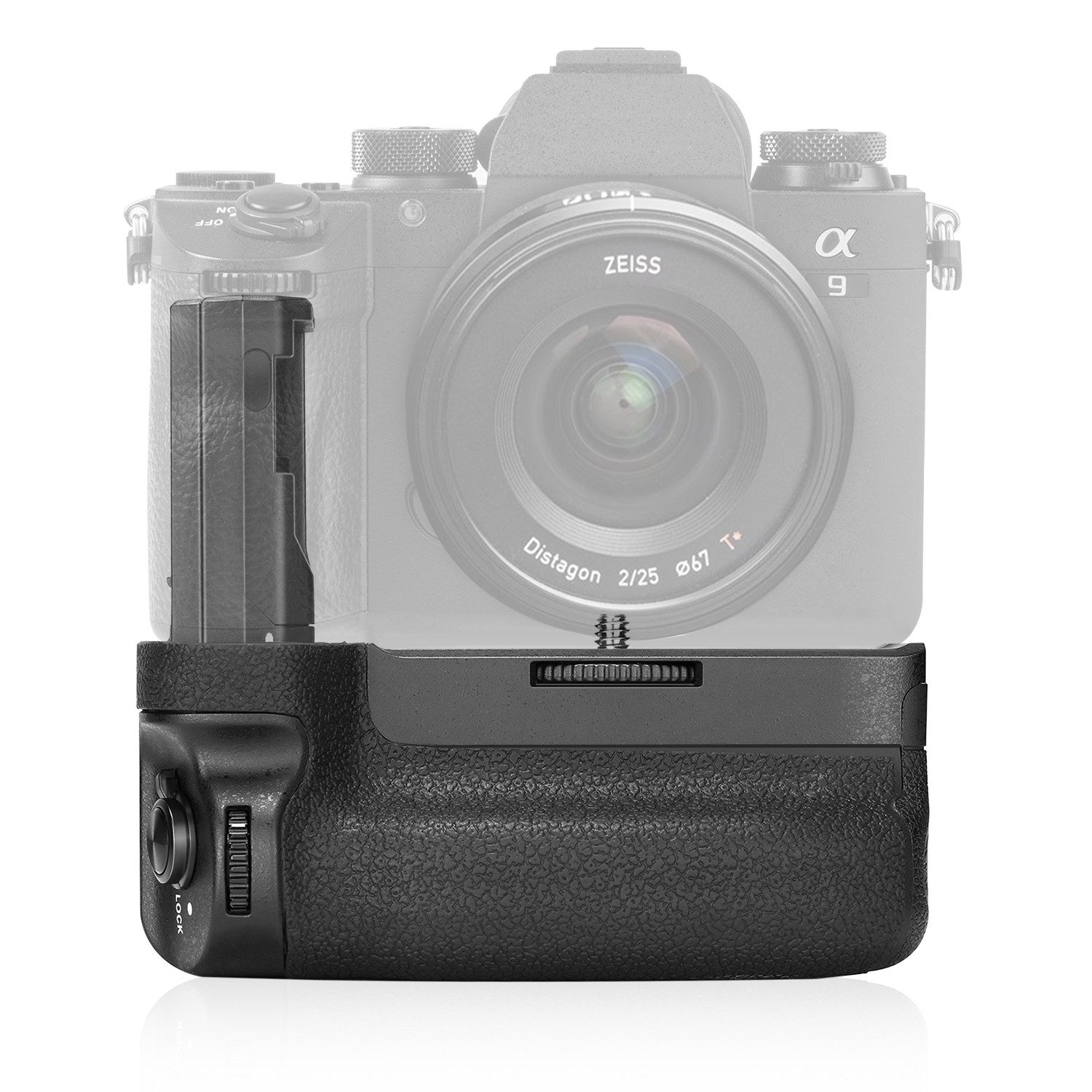 Neewer Batteriegriff Vertikaler Batteriegriff als Ersatz für VG-C3EM, NUR kompatibel mit Sony A9, A7III, A7RIII und Akku NP-FZ100