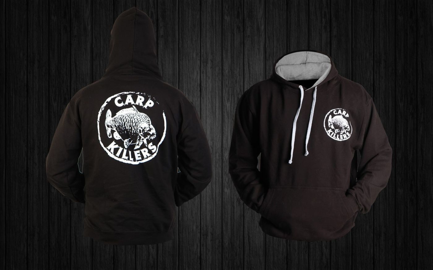 Carp Killers Kapuzenpullover Carp Killers Hoodie Kapuzenpullover schwarz
