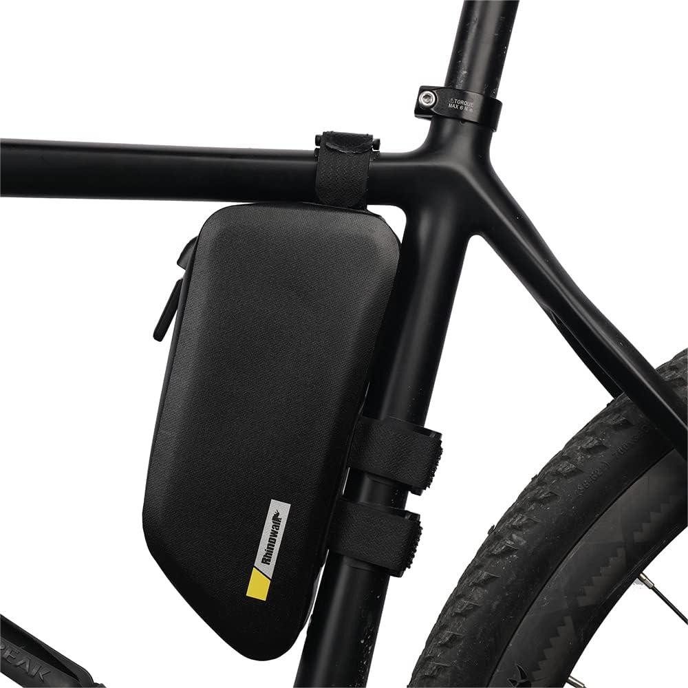 HEYHIPPO Fahrradtasche Fahrradtasche, Fahrrad-Oberrohrtasche, 1,5 l, (wasserdichter Reißverschluss,TPU-Material, ausgezeichnete Elastizität), 9*3.9*2.6 zoll,3D-Form, Antifouling und leicht zu reinigen