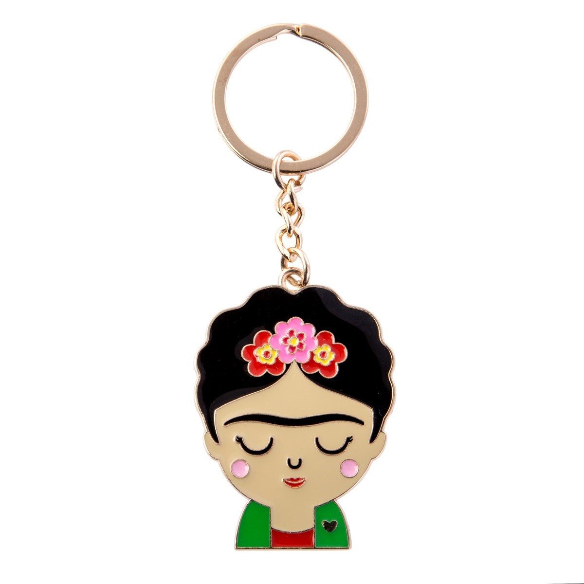 Sass & Belle Schlüsselanhänger Frida (Anhänger, 1-tlg., Zink Legierung & Em günstig online kaufen