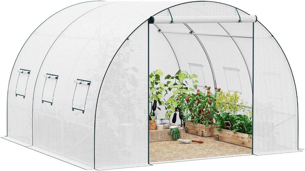 Woltu Tomatengewächshaus, BxTxH: 300 x 300 x 200,00 cm, Foliengewächshaus W günstig online kaufen