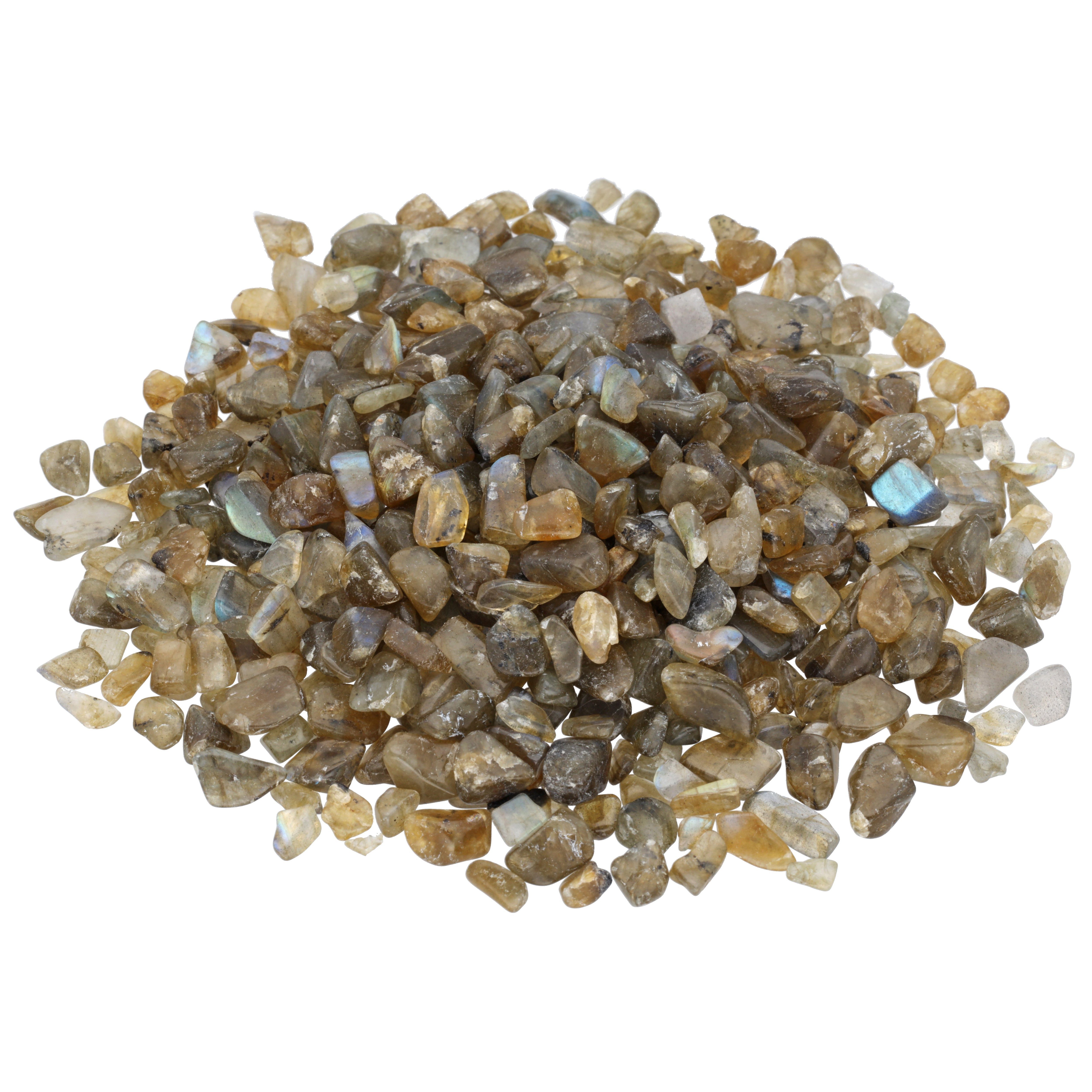 Lebensquelle Plus Edelstein Labradorit Mini-Trommelsteine