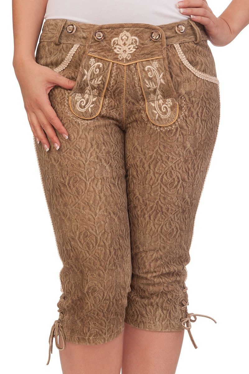 Krüger Madl Lederhose Trachtenlederhose Damen - günstig online kaufen