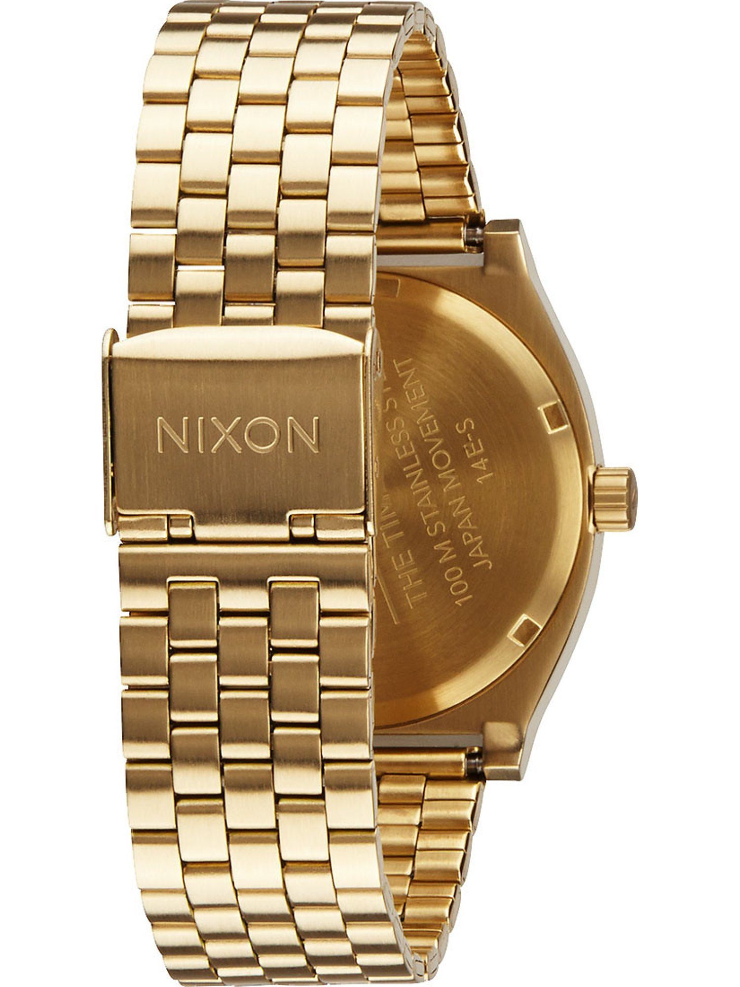 Nixon Quarzuhr Analog Quarz Uhren Nixon gold/blau